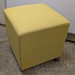 Green Artopex Element Rolling Ottoman Stool w/ Topstiching